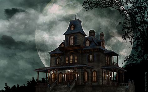 Haunted House Halloween Wallpapers 4K, Full HD Mobile&Desktop ...