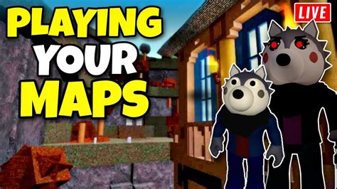 [🔴LIVE] ESCAPING YOUR CUSTOM PIGGY BUILD MODE MAPS! (Roblox) - YouTube