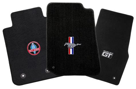 Lloyd Mats Mustang Logo Floor Mats - Custom Ford Logo Car Mats