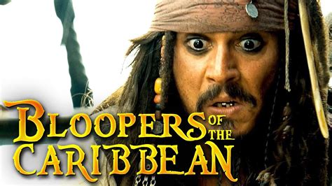 Bloopers Of The Caribbean: Dead Men Tell No Gags - YouTube