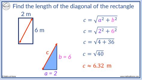 How to Find the Diagonal of a Rectangle – mathsathome.com