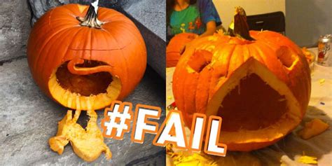 19 Hilarious Halloween Pumpkin Carving Fails