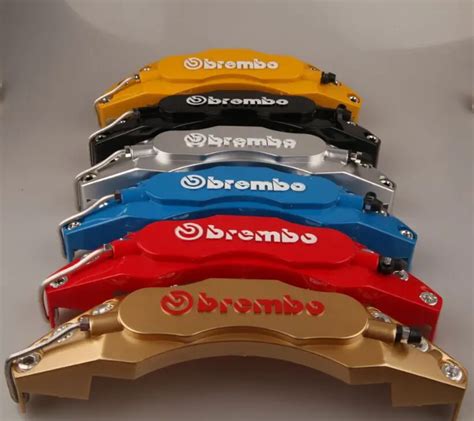 2pcs-Gold-New-3D-Brembo-Style-Universal-Car-Auto-Truck-Disc-Brake ...