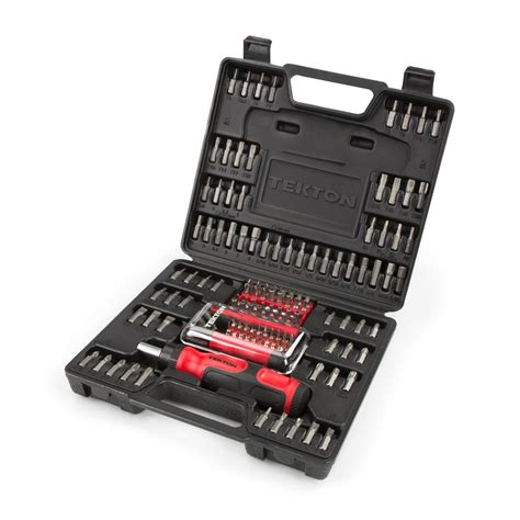 TEKTON Everybit Ratchet Screwdriver and Bit Set (135-Piece)-2841 - The ...