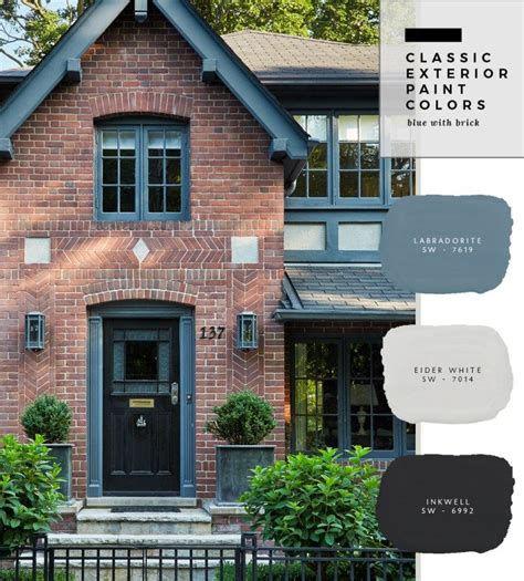 20++ Exterior Colour Schemes For Brick Houses - HOMYHOMEE