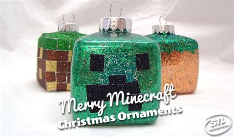 Easy DIY Minecraft Christmas Ornaments