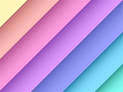 Pastel Rainbow Background For Powerpoint - IMAGESEE