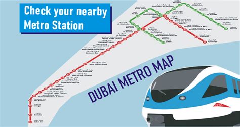 Metro Station Near Me in Dubai, Metro Map 2023 - V Guide