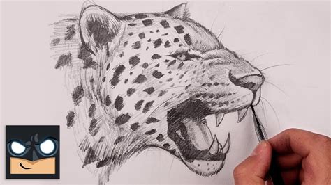 How To Draw a Leopard | Sketch Tutorial - YouTube