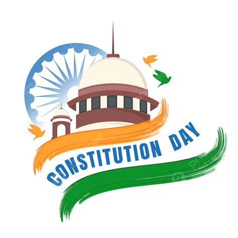 India Constitution Day 26th November Indian Flag Text Supreme Court And ...