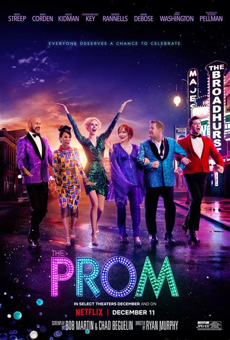 The Prom (Netflix) movie large poster.