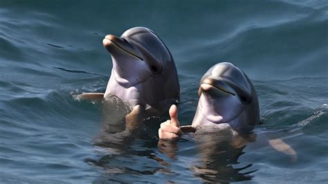 Dolphin With 'Thumbs' That Look Like Bottle Openers Off Greece