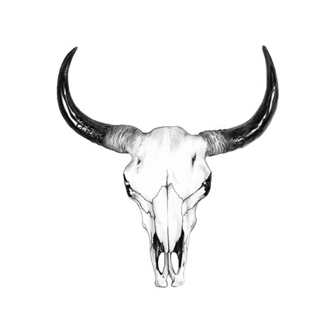 Skull tattoo | Bull tattoos, Bull skull tattoos, Skulls drawing