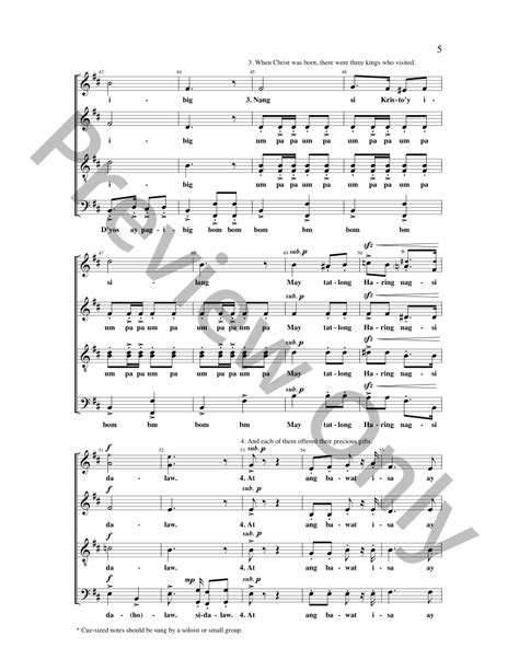 Ang Pasko Ay Sumapit (SATB divisi, or SSAATT | J.W. Pepper Sheet Music