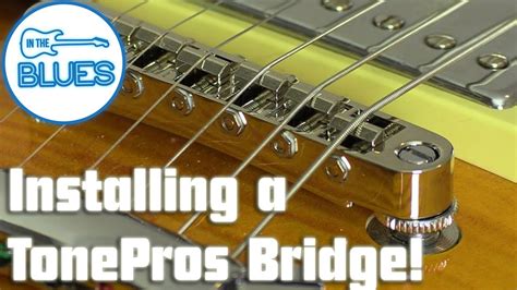 Replacing a dodgy Bridge on a Les Paul with a TonePros T3BT - YouTube