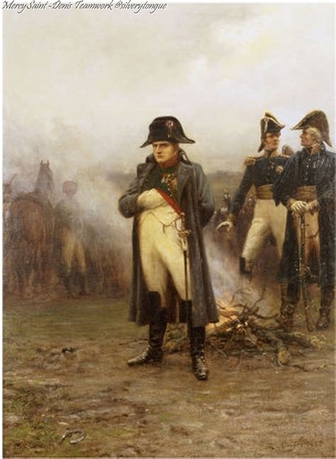 Napoleon at the Battle of Waterloo, 18 June 1815 by Ernest Crofts ...