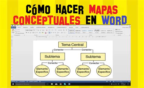 Mapa Conceptual En Word Apuntesdigitales Libreta De Notes - Riset