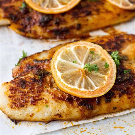 Healthy oven baked basa fish fillets with sweet paprika and basil. Easy ...