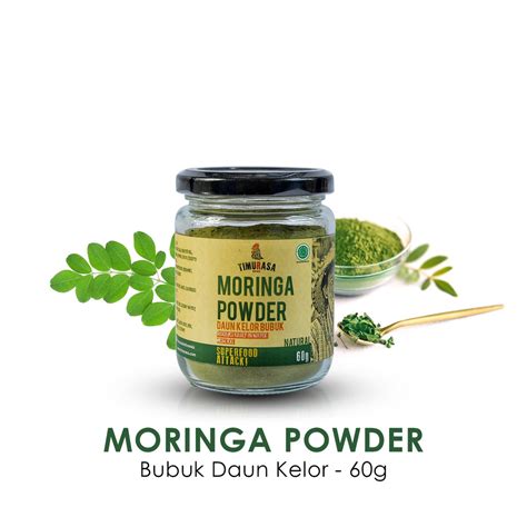 Bubuk Daun Kelor / Moringa Powder Timurasa - 60gr | Shopee Indonesia