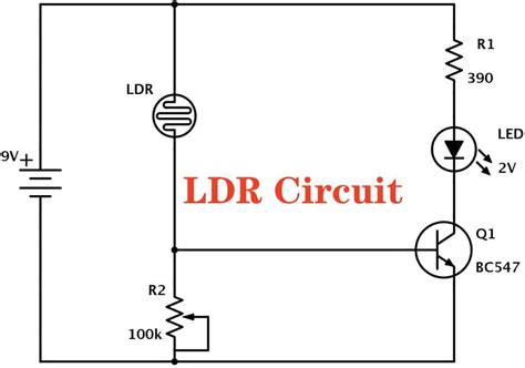 The Essential Guide to LDR Circuit (Light Dependent Resistor) & Its ...