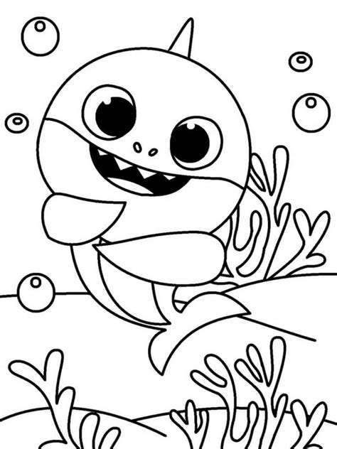 Baby Shark coloring pages