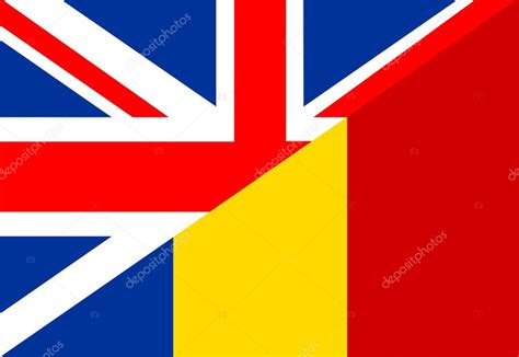 Uk romania flag — Stock Photo © tony4urban #10649764