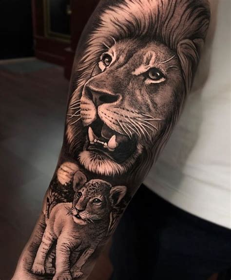 209 – Kick Tattoo en 2020 | Tatuajes de león, Tatuajes de animales ...