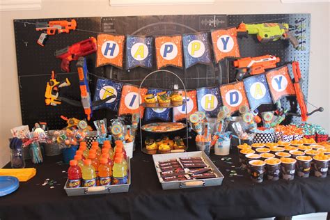 Nerf Birthday Cake Ideas : Nerf Gun Theme Cake Eggless Aubree Haute ...