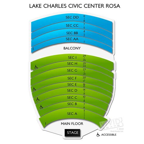 Rosa Hart Theatre - Lake Charles Civic Center Seating Chart | Vivid Seats