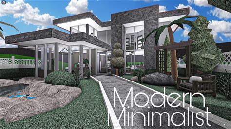 Bloxburg Modern Mansion Build - Image to u