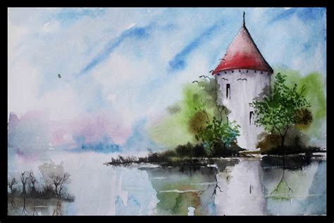 Easy Landscape Watercolor Paintings simple landscape watercolor related ...