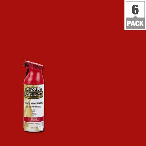 Rust-Oleum Universal 12 oz. All Surface Gloss Cardinal Red Spray Paint ...