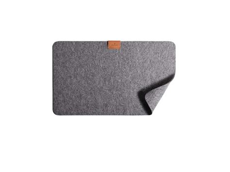 Harber London Wool Felt Desk Mat includes a cable holder for a clutter ...