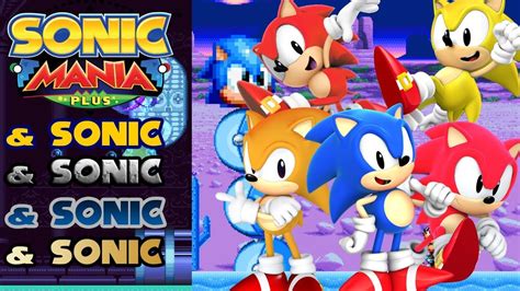 Sonic Mania Plus Mods | ¡Sonic puede nadar & Sonic el gusano! - YouTube