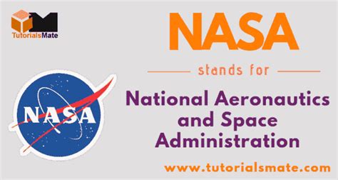 NASA Full Form: What is the full form of NASA? - TutorialsMate