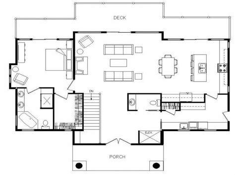 Small House Open Floor Plan - Custom modifications available on most plans.