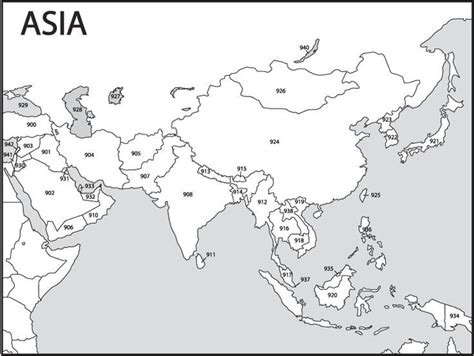 Asia Map Labeled Worksheet. Asia. Get Free Image About World Maps ...