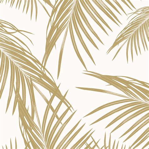 Gold Palm Leaves Dream 1 Wallpaper from Happywall.com | Palm wallpaper ...