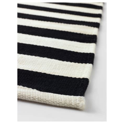 STOCKHOLM handmade black striped, off-white striped black/off-white ...