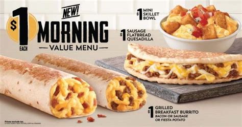 Taco Bell Testing $1 Breakfast Value Menu | Brand Eating