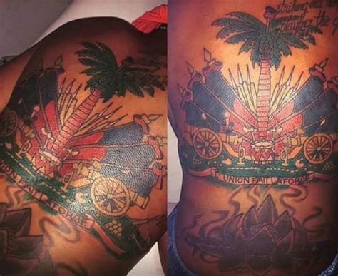 Haitian Flag | Haiti tattoo, Haitian tattoo, Back piece tattoo