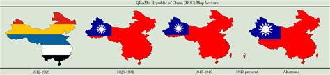 Republic of China History Map Vectors by Stephen-Fisher on DeviantArt