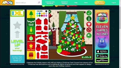 🎄 Make a Christmas Tree - ABCYa! - Merry Christmas !!!!🎄 - YouTube