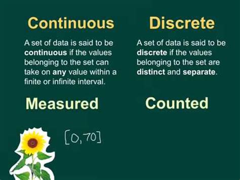 Discrete Vs Continuous Data