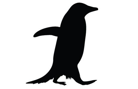 Penguin-silhouette-vectors | Silhouette vector, Penguin clipart, Penguins