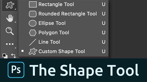 How to Use the Shape Tool in Photoshop - YouTube