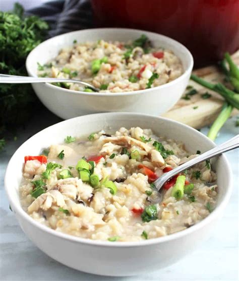 Thai Chicken and Rice Soup - Slow The Cook Down