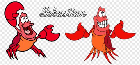 How To Draw Sebastian The Crab Little Mermaid Characters