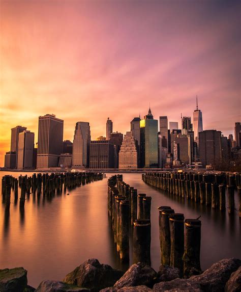 Interesting Photo of the Day: Manhattan Skyline at Sunset