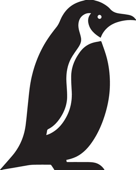 penguin flat style vector silhouette 3 34212613 Vector Art at Vecteezy